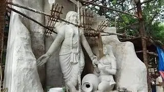Khairatabad bada Ganesh idol 2021 | Ganesh idol making 2021  | Bada Ganpati Bappa Murti 2021