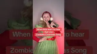 When kids want to hear the&nbsp;Snow&nbsp;Angels&nbsp;Zombies&nbsp;4 Christmas Song #zombies #christmas #shorts