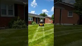 💎 #greenindustry #landscaping #lawncare #satisfying #mowing #stripes #diamond