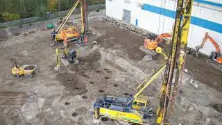 Keller - Piling for a warehouse at Dagenham, UK