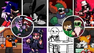 FNF - Deck AND Zanta but Every Turn a Different Cover Is Used🎶(FNF Everyone Sings Deck, Zanta)