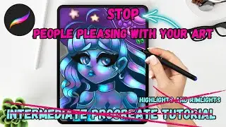 Stop People Pleasing With your Art and Videos #procreate #mentalhealthtips