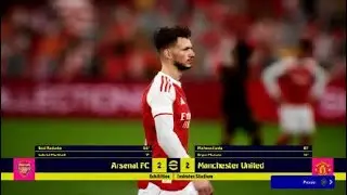 eFootball 26 Arsenal vs Manchester United un British Classic coups de poing