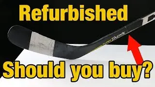 Should you buy a refurbished or repaired hockey stick ? Hockey Repair Shop review
