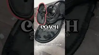 Coach sandals repair and repaint.