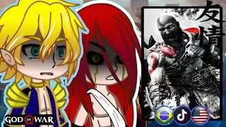 Gods React to Kratos (God of War) ⚡ | Record of Ragnarok 🇧🇷🇺🇸 | Gacha Club
