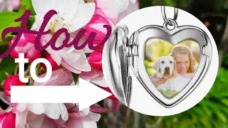 HOW TO PUT A PHOTO INTO A LOCKET