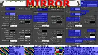 Mirror in vray 3ds max  |  Mirror tutorial in vray 3ds max