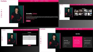 Part - 2 | Personal Portfolio Website Using HTML , CSS & JavaScript
