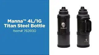 Promo Product Review: Manna&trade; 4L/1G Titan Steel Bottle| AnyPromo 763930