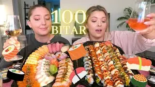 sushi mukbang (100 bitar) ojojoj