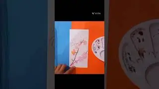 Painting of flowers with butterfly |  Beautiful painting with Dom's brush pen | easy   art idea|