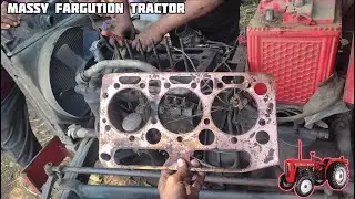 Massy Fargution old tractor video tractor hitting Gaskit distroy problem solved #tractor #mechanics