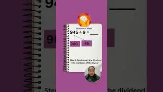 Mental Math Strategy Division Breaking Apart Strategy (Singapore Math)