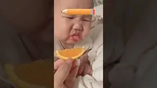 funniest baby eating lemon#baby #eating #lemon #funny #shorts