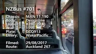 (Video) NZBus #701 - 1998 MAN 11.190