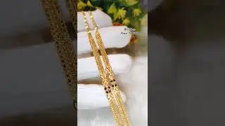 only 18gm gold long mangalsutra designs with price ✨ #shorts #22ctgold #gold #gold jewellery hub