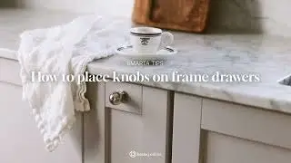 Placement of knobs on frame drawers - Beslag Online
