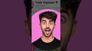 @fedevigevani #fede qui&eacute;n es el mejor youtuber de todo el mundo 🌍
