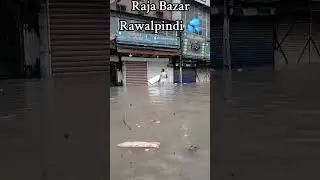 heavy Rain 🌧️ in Rawalpindi #rain #flood #yt #trending #shortvideo #pakistan #market #ytshorts