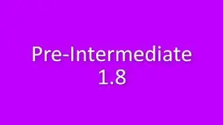New English File Pre-Intermediate listenning 1.8