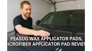 🧽 PEASUG Wax Applicator Pads, Microfiber Applicator Pad Review 🚗