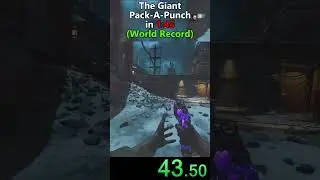 World Record Pack-a-punch speedrun on Bo3 The Giant #speedrun #codzombies