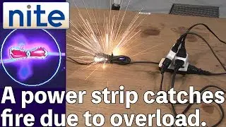 【nite-ps】Power strip and extension cord:2.A fire starting from a bundled power cord 1