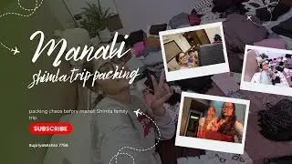 We&rsquo;re Going to Manali & Shimla! ❄️ Family Trip Packing Vlog #youtuber #youtube #vlog #packing 
