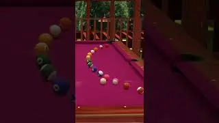 Rainbow Masse ; Swerving the Spectrum. #poolchallenge #shooterspool #trickshots #billiards #gamer