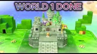 100% Super Mario 3D World Playthrough 🍄 | World 1 Complete (Part 1)