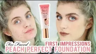 Too Faced Peach Perfect Foundation: First Impressions + Review | Raquel Mendes