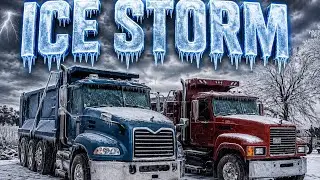 Day after freezing truck prep | Vol 1 #trucking #dumptruck 