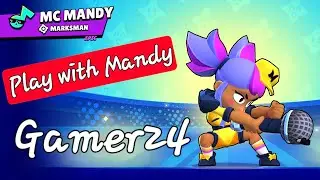 Mandy hypercharge attack |Goal|#brawlstars #gaming