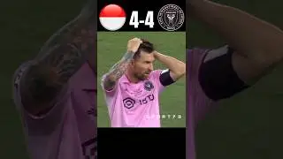 Indonesia VS Intermiami🔥 Pinalty Shootout Imajinary #shorts#messi#indonesia