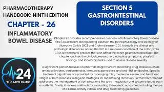 Inflammatory Bowel Disease Explained 🧠🔥 | Chapter 26 | DiPiro Pharmacotherapy