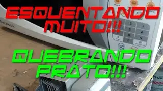 Micro-ondas quebrando Prato, o que será???