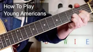 'Young Americans' David Bowie Acoustic Guitar Lesson