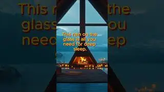 Can't Sleep? Listen to this Lake House Rain 💤 #sleep  #cozynights #relax #insomnia #rain #music