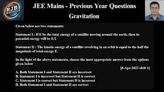 If E be the total energy of a satellite moving around the earth, then its potential energy will be E