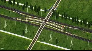 Simcity 4 - RealHighway Interchange Timelapse 4