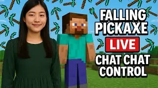 Minecraft Falling Pickaxe LIVE | Viewers Control TNT #minecraft #shorts #live #filterchallenge