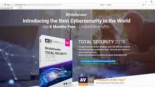 Giveaway 6 months Bitdefender Total Security 2018