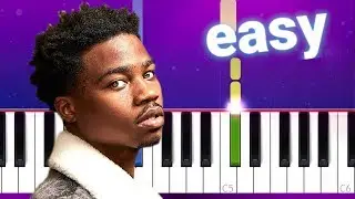 Roddy Ricch - The Box 100% EASY PIANO TUTORIAL