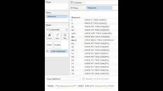 Coding Case Statement via Tableau