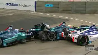 #FormulaE - Rome E-Prix 2018 - Race highlights