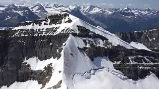 August 4, 2019 . Chephren Mount 3277 m. Summit. Alberta,Canada.