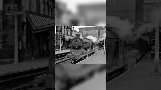 Carlisle's Steam Train ~ A Nostalgic Journey in Black and White #carlisle #fyp #station #trains