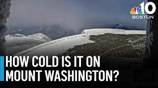 Tracking blistering cold temperatures on Mount Washington