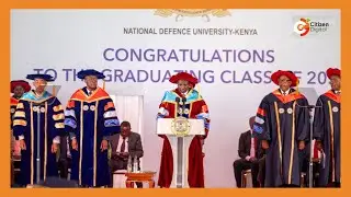 President Ruto officiates the first graduation at the National Defence University